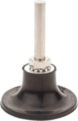 Tru-Maxx - 2" Diam Quick-Change Type R Disc Backing Pad - 1/4" Shank Diam, Medium Density, 30,000 RPM, Quick-Lok Compatible - Apex Tool & Supply