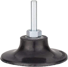 Tru-Maxx - 3" Diam Quick-Change Type P Disc Backing Pad - 1/4" Shank Diam, Medium Density, 20,000 RPM, Quick-Lok Compatible - Apex Tool & Supply