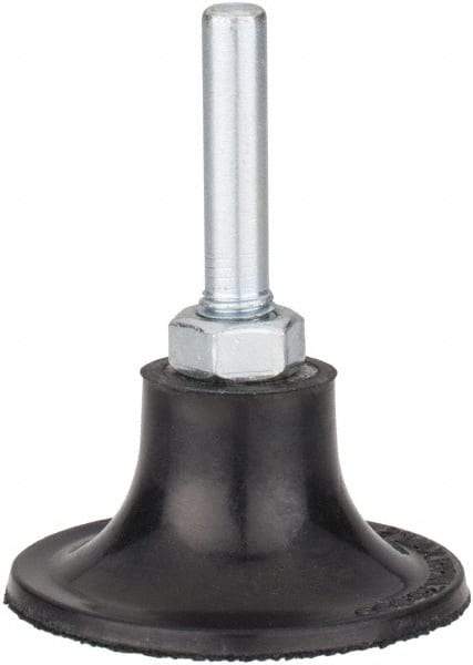 Tru-Maxx - 2" Diam Quick-Change Type P Disc Backing Pad - 1/4" Shank Diam, Medium Density, 30,000 RPM, Quick-Lok Compatible - Apex Tool & Supply