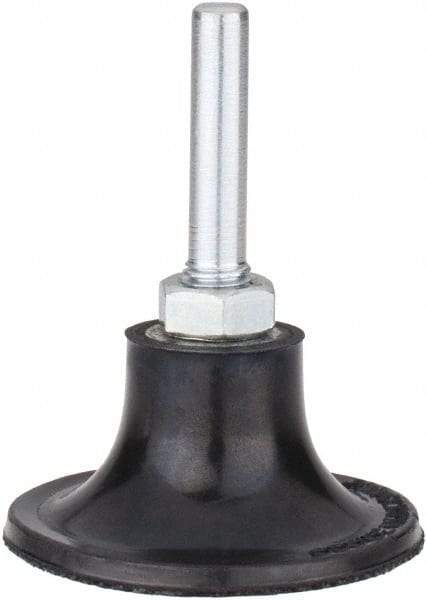 Tru-Maxx - 2" Diam Quick-Change Type P Disc Backing Pad - 1/4" Shank Diam, Hard Density, 30,000 RPM, Quick-Lok Compatible - Apex Tool & Supply