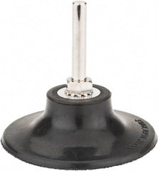 Tru-Maxx - 3" Diam Quick-Change Type S Disc Backing Pad - 1/4" Shank Diam, Soft Density, 20,000 RPM, Quick-Lok Compatible - Apex Tool & Supply