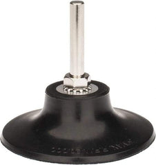 Tru-Maxx - 3" Diam Quick-Change Type R Disc Backing Pad - 1/4" Shank Diam, Hard Density, 20,000 RPM, Quick-Lok Compatible - Apex Tool & Supply
