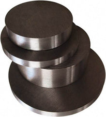 Value Collection - 8 Inch Diameter, 1/2 Inch Long, S-7 Hi-Shock Decarb Free Tool Steel Round - +0.070/+0.150 Inch Tolerance, Stock Length - Apex Tool & Supply