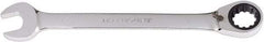 Paramount - 1" 12 Point Combination Wrench - 13° Head Angle, 12-11/16" OAL, Chrome Vanadium Steel, Polished Finish - Apex Tool & Supply