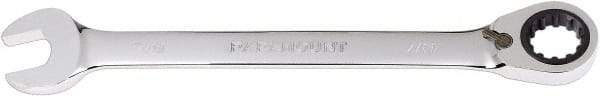 Paramount - 7/8" 12 Point Combination Wrench - 13° Head Angle, 11-3/8" OAL, Chrome Vanadium Steel, Polished Finish - Apex Tool & Supply