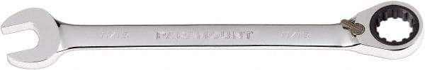 Paramount - 11/16" 12 Point Combination Wrench - 13° Head Angle, 8-7/8" OAL, Chrome Vanadium Steel, Polished Finish - Apex Tool & Supply