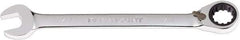 Paramount - 11/16" 12 Point Combination Wrench - 13° Head Angle, 8-7/8" OAL, Chrome Vanadium Steel, Polished Finish - Apex Tool & Supply