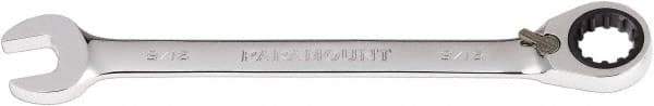 Paramount - 9/16" 12 Point Combination Wrench - 13° Head Angle, 7-1/2" OAL, Chrome Vanadium Steel, Polished Finish - Apex Tool & Supply
