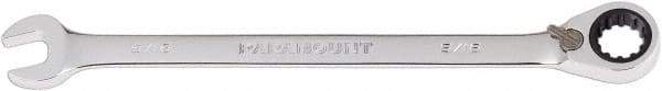Paramount - 5/16" 12 Point Combination Wrench - 13° Head Angle, 5-1/2" OAL, Chrome Vanadium Steel, Polished Finish - Apex Tool & Supply