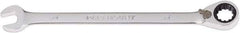 Paramount - 1/4" 12 Point Combination Wrench - 13° Head Angle, 5" OAL, Chrome Vanadium Steel, Polished Finish - Apex Tool & Supply