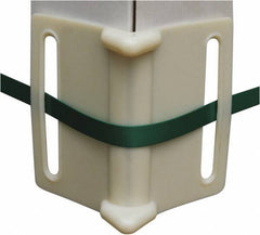 Vestil - 3-7/8" Long x 3-7/8" Wide x 5-3/8" High x 7/64" Thick Edge Guard - White, Cardboard Box, 100 Piece - Apex Tool & Supply