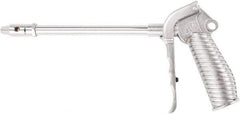 Value Collection - 230 Max psi High Flow Safety Nozzle High Flow Safety Air Gun - 1/4 NPT Inlet, 24" Tube Length, Chrome Plated Aluminum - Apex Tool & Supply