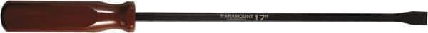 Paramount - 17" OAL Pry Bar - 3/4" Wide, Carbon Steel - Apex Tool & Supply