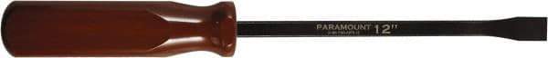 Paramount - 12" OAL Pry Bar - 3/4" Wide, Carbon Steel - Apex Tool & Supply