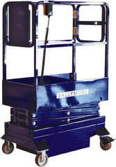 Ballymore - 500 Lb Capacity, 120" Lift Height, Battery Operated Mini Scissor Lift - 120" Lift Height, Battery Operated - Apex Tool & Supply