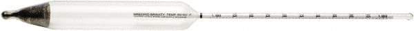 H-B Instruments - 260mm Long, Steel Specific Gravity Hydrometer - 1.20/1.25 Specific Gravity - Apex Tool & Supply