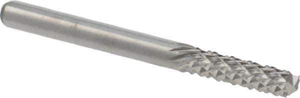 M.A. Ford - 1/8" Diam, 1/2" LOC, End Mill End, Solid Carbide Diamond Pattern Router Bit - 1-1/2" OAL, 1/8" Shank Diam - Apex Tool & Supply