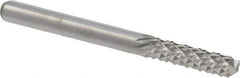 M.A. Ford - 1/8" Diam, 1/2" LOC, End Mill End, Solid Carbide Diamond Pattern Router Bit - 1-1/2" OAL, 1/8" Shank Diam - Apex Tool & Supply