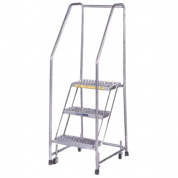 Ballymore - Rolling & Wall Mounted Ladders & Platforms Type: Rolling Style: Spring Loaded Rolling Safety Ladder - Apex Tool & Supply