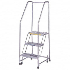 Ballymore - Rolling & Wall Mounted Ladders & Platforms Type: Rolling Style: Spring Loaded Rolling Safety Ladder - Apex Tool & Supply
