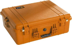 Pelican Products, Inc. - 19-23/64" Wide x 8-51/64" High, Clamshell Hard Case - Orange, Polyethylene - Apex Tool & Supply