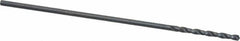 Cleveland - #57 135° Cobalt Jobber Drill - Oxide Finish, Right Hand Cut, Spiral Flute, Straight Shank, 1-3/4" OAL, Split Point - Apex Tool & Supply