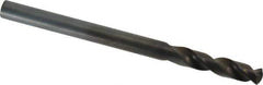 Cleveland - 11/32" 135° Cobalt Jobber Drill - Oxide Finish, Right Hand Cut, Spiral Flute, Straight Shank, 4-3/4" OAL, Split Point - Apex Tool & Supply