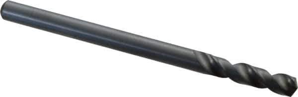 Cleveland - 21/64" 135° Cobalt Jobber Drill - Oxide Finish, Right Hand Cut, Spiral Flute, Straight Shank, 4-5/8" OAL, Split Point - Apex Tool & Supply