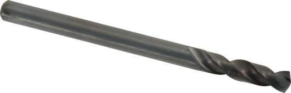 Cleveland - 23/64" 135° Cobalt Jobber Drill - Oxide Finish, Right Hand Cut, Spiral Flute, Straight Shank, 4-7/8" OAL, Split Point - Apex Tool & Supply