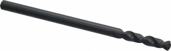 Cleveland - 7/32" 135° Cobalt Jobber Drill - Oxide Finish, Right Hand Cut, Spiral Flute, Straight Shank, 3-3/4" OAL, Split Point - Apex Tool & Supply