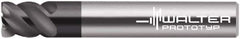 Walter-Prototyp - 9.7mm, 4 Flute, Single End, Solid Carbide, 0.01" Corner Radius End Mill - 3" OAL, 50° Helix, Right Hand Flute, 10mm LOC, Right Hand Cut, - Apex Tool & Supply