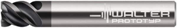 Walter-Prototyp - 10.01mm, 4 Flute, Single End, Solid Carbide, 0.01" Corner Radius End Mill - 3" OAL, 50° Helix, Right Hand Flute, 10mm LOC, Right Hand Cut, - Apex Tool & Supply
