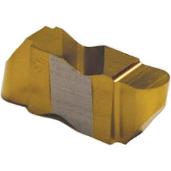 Tool-Flo - 3047FLRP Grade AC3R, 2.39mm Cutting Width Carbide Grooving Insert - 4.57mm Max Depth of Cut, Right Hand, 1.19mm Corner Radius, TiAlN Finish - Apex Tool & Supply
