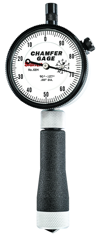 #684-2Z Internal Chamfer Gage 0-127 Degree - Apex Tool & Supply
