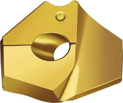 Walter - Series P6001, 14.4mm Diam Grade WPP45C 140° Replaceable Drill Tip - Carbide, TiAlN Finish - Apex Tool & Supply