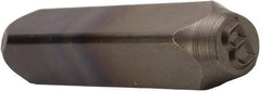 C.H. Hanson - 5/8" Character Size, B Character, Heavy Duty Individual Steel Stamp - Apex Tool & Supply