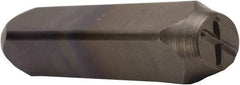 C.H. Hanson - 5/8" Character Size, X Character, Heavy Duty Individual Steel Stamp - Apex Tool & Supply