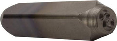 C.H. Hanson - 5/32" Character Size, S Character, Heavy Duty Individual Steel Stamp - Apex Tool & Supply