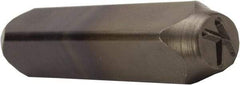 C.H. Hanson - 5/32" Character Size, K Character, Heavy Duty Individual Steel Stamp - Apex Tool & Supply