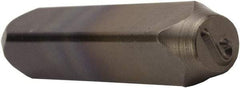 C.H. Hanson - 5/32" Character Size, J Character, Heavy Duty Individual Steel Stamp - Apex Tool & Supply