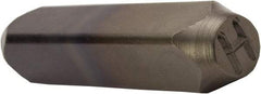 C.H. Hanson - 1/4" Character Size, H Character, Heavy Duty Individual Steel Stamp - Apex Tool & Supply