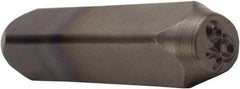 C.H. Hanson - 5/32" Character Size, @ Character, Heavy Duty Individual Steel Stamp - Apex Tool & Supply