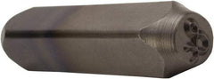 C.H. Hanson - 5/32" Character Size, & Character, Heavy Duty Individual Steel Stamp - Apex Tool & Supply
