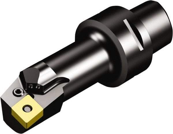 Sandvik Coromant - Left Hand Cut, Size C6, CNMG 432 Insert Compatiblity, Modular Turning & Profiling Cutting Unit Head - 17mm Ctr to Cutting Edge, 100mm Head Length, Through Coolant, Series T-Max P - Apex Tool & Supply