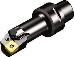 Sandvik Coromant - Left Hand Cut, Size C6, CNMG 432 Insert Compatiblity, Modular Turning & Profiling Cutting Unit Head - 17mm Ctr to Cutting Edge, 100mm Head Length, Through Coolant, Series T-Max P - Apex Tool & Supply