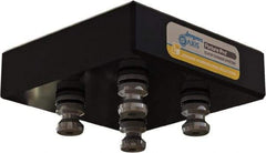 Jergens - 210mm Long x 210mm Wide x 35mm High Steel Fixture Plate - 35mm Plate Thickness - Apex Tool & Supply