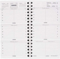 AT-A-GLANCE - 485 Sheet, 3-1/4 x 6-1/4", Weekly Appointment Refill - White - Apex Tool & Supply