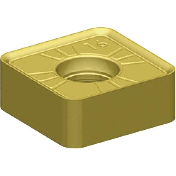 Kennametal - SNPJ444 GD Grade KCPM40 Carbide Milling Insert - TiAlN/AlCrN Finish, 0.178" Thick, 1/2" Inscribed Circle, 1/16" Corner Radius - Apex Tool & Supply