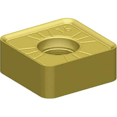 Kennametal - SNPJ442 GD Grade KCPM40 Carbide Milling Insert - TiAlN/AlCrN Finish, 0.178" Thick, 1/2" Inscribed Circle, 1/32" Corner Radius - Apex Tool & Supply