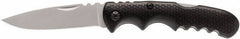 Coast Cutlery - 3" Blade, 7-1/8" OAL, Drop Point Folding Knife - 4-1/8" Closed Length, Nylon - Apex Tool & Supply